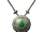 Silver Emerald Necklace