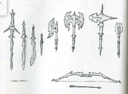 Glass weapons