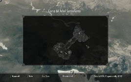 Mapa Cueva del Árbol Somnoliento