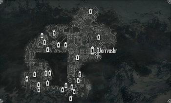 Jorrvaskr Skyrim MapLocation