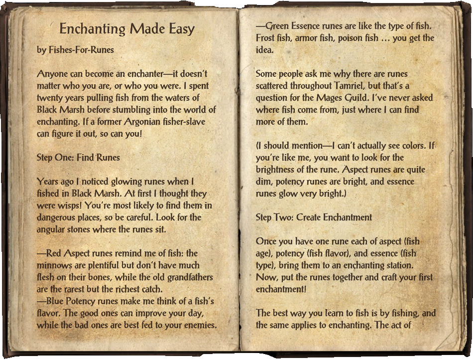 elder scrolls enchanting lore elder scrolls enchanting lore