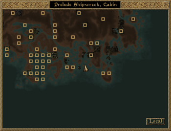 Prelude Shipwreck World Map