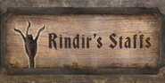 Rindir's Staffs sign