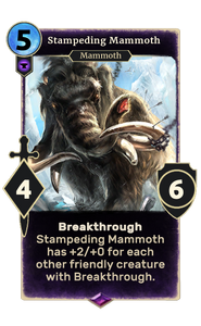 Stampeding Mammoth