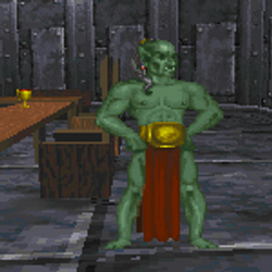 The Elder Scrolls II Daggerfall Orc Gortwog