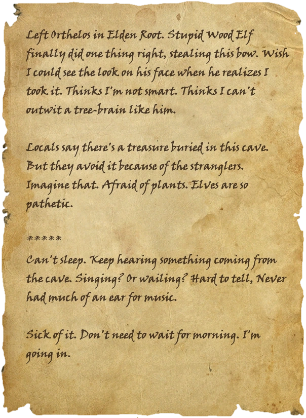 Scrap of Storgh's Journal | Elder Scrolls | Fandom