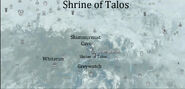 Map location of the Shrine Of Talos.