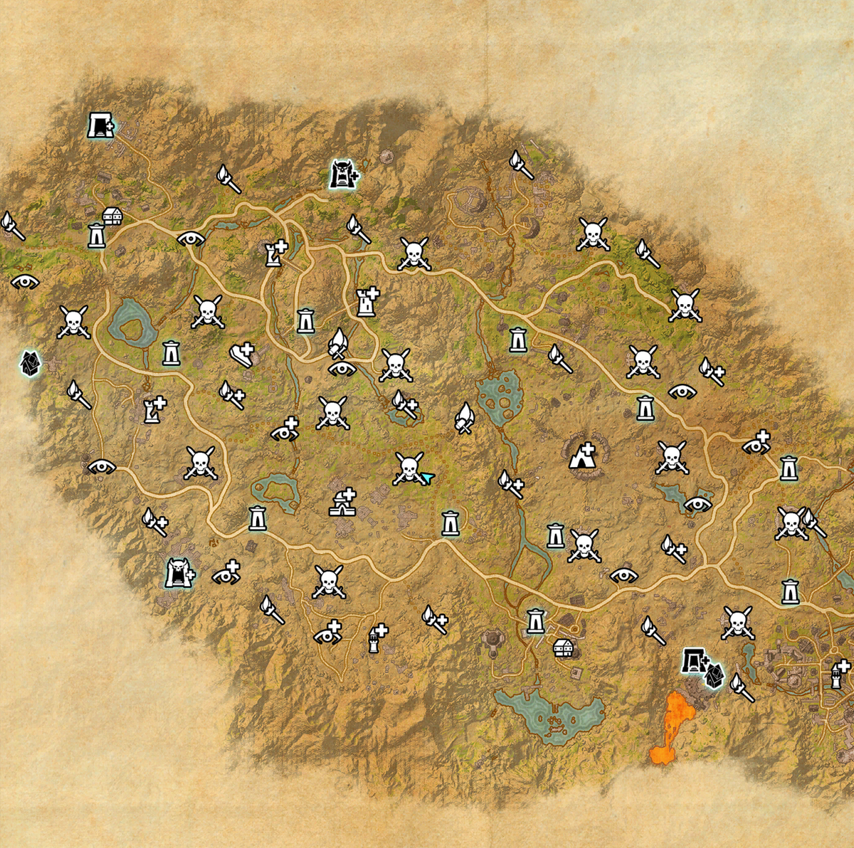 Teso map