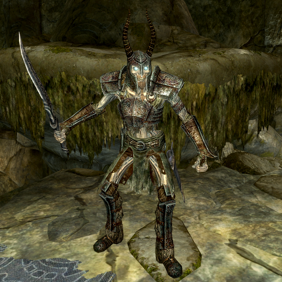 Los señores supremos de la muerte draugr son temibles y poderosos en  #skyrim @guillermomorante 