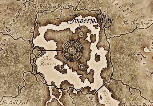 map of imperial city oblivion