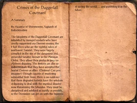 Crimes of the Daggerfall Covenant