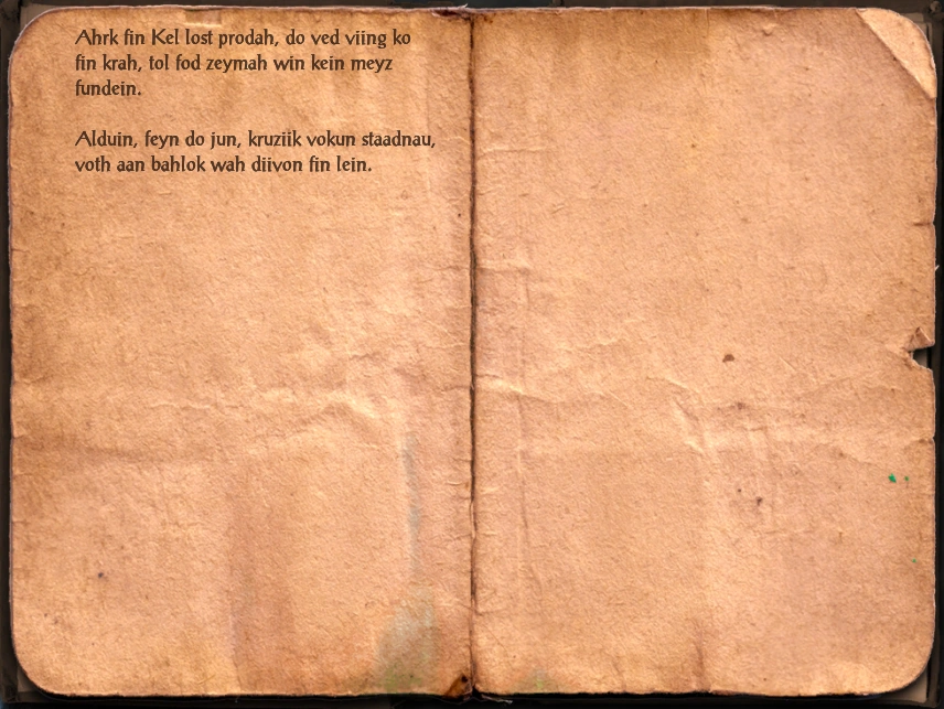 Dragon Skull Parchment | Elder Scrolls | Fandom