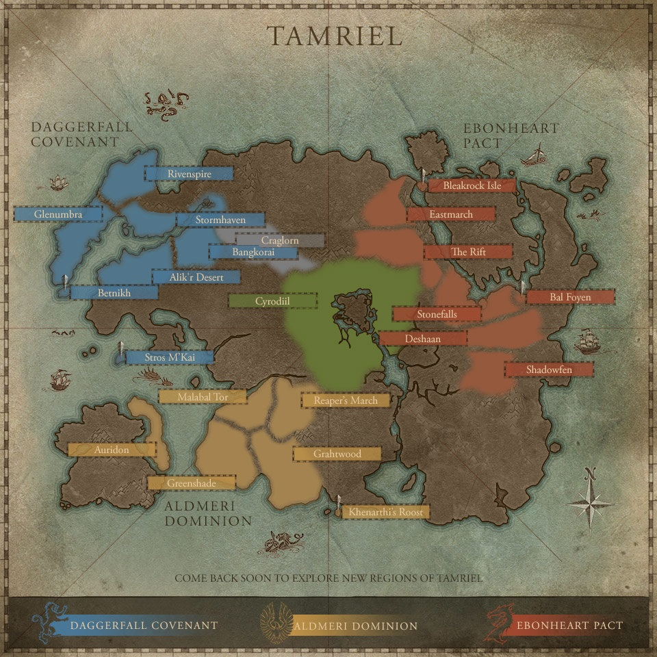 Eso Maps With All Locations Locations (Online) | Elder Scrolls | Fandom