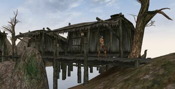 TES3 Morrowind - Khuul - Nelmyne Andules's Shack exterior