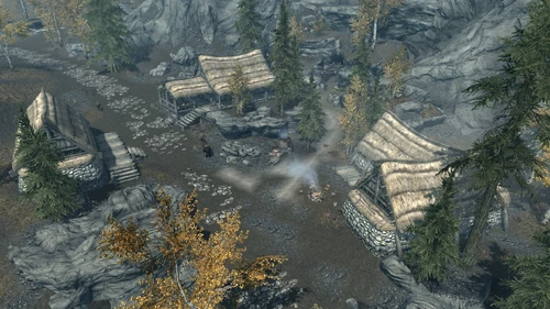 Вид на посёлок с высоты