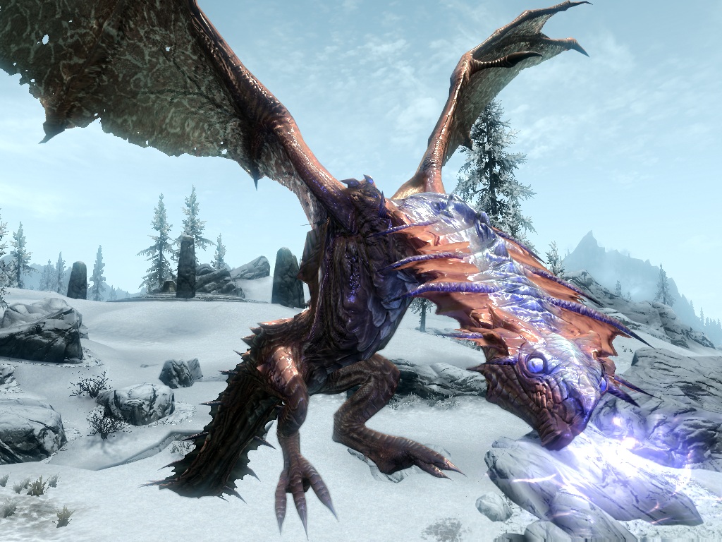 Revered Dragon) - дракон в дополнении The Elder Scrolls V: Dawnguard. 