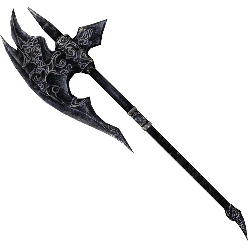 skyrim daedric battleaxe