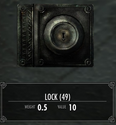 The menu to create locks.