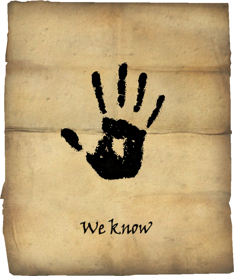 Mysterious Note (Dark Brotherhood) .