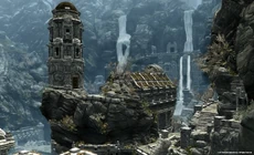 Der Wachturm und der Tempel von Dibella in Markarth