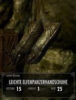 Leichte Elfenpanzerhandschuhe