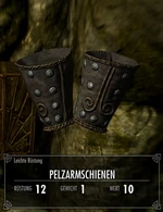 Pelzarmschienen