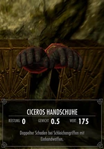 Ciceros Handschuhe