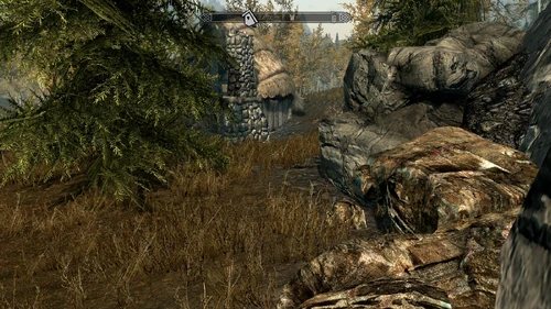 Östlich vom Haus über der Rotwassergrotte