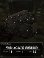 Penitus-Oculatus-Armschienen