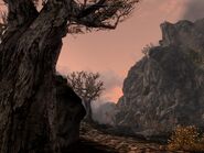 Reach bei Dämmerung