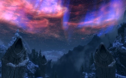 Die Landschaft in Sovngarde