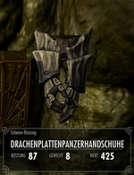 Drachenplattenpanzerhandschuhe