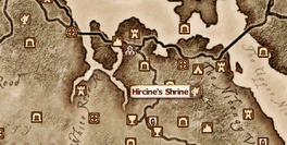 Hircine's Shrine map