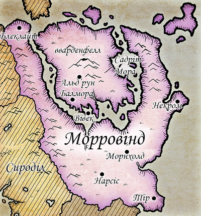 Карта Морровінда