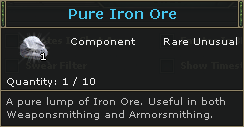 pure iron ore