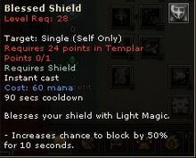 Blessed shield