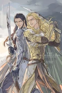 Ecthelion y Glorfindel en Gondolin