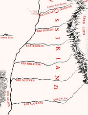 Ossiriand-mapa