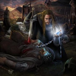 Beren recuperando el Silmaril y vengando la muerte de Thingol.