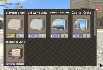 Catalog Crates Electric State Darkrp Wiki Fandom - roblox electric state darkrp banker guide