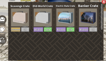 Catalog Crates Electric State Darkrp Wiki Fandom - roblox the electric state money script hack