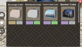 Catalog Crates Electric State Darkrp Wiki Fandom - roblox electric state cash script