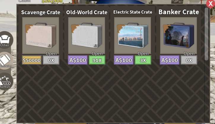 Catalog Crates Electric State Darkrp Wiki Fandom - how to open the catalog in electric state roblox