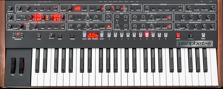 鍵盤楽器 SEQUENCIAL PROPHET-6 Sequential Prophet-6 6-Voice Polyphonic Analog Synthesizer