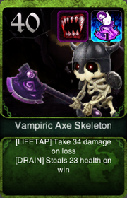 Vampiric Axe Skeleton HQ