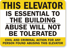 Elevator-Essential-Sign-S-1201