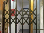 Vintage Otis scissor gate