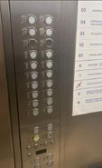 Cabin button panel totem type