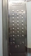 1990s Singapore Express Lift nameplate.