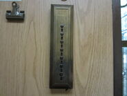 Vintage Otis call annunciator panel for operator to receive hall calls.